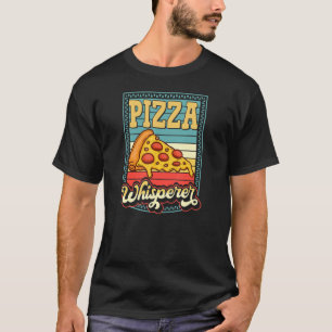 Pizza Whisperer Retro Vintag Style Pepperoni Pizz T-Shirt