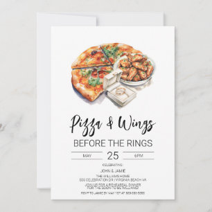 Pizza & Wings Before The Rings Einladung