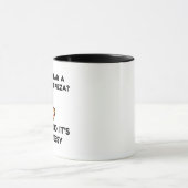 Pizza-Witz Tasse (Zentrum)