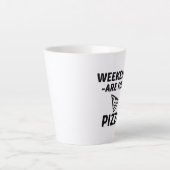 PIZZA-WOCHENENDE MILCHTASSE (Vorderseite)