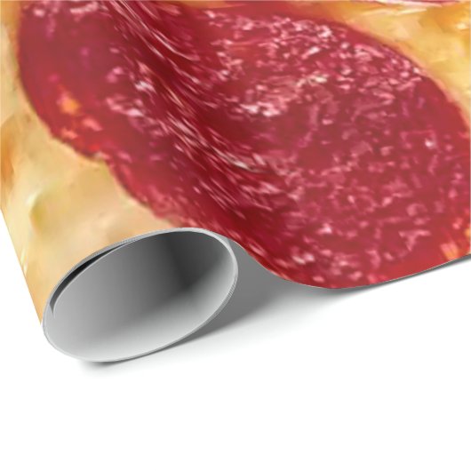 Pizza Wrapping Geschenkpapier (Rolleneckpunkt)
