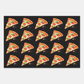 Pizza Wrapping Paper | 3 Blätter | 3 Designs schwa (Vorderseite)