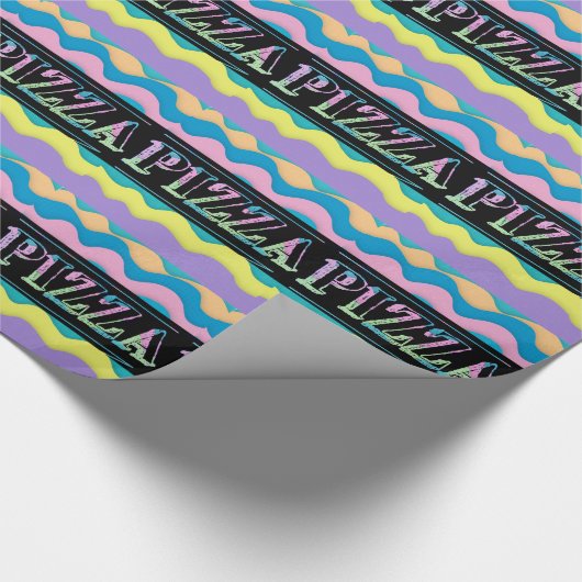 Pizza Wrapping Paper Geschenkpapier (Ecke)
