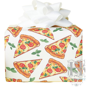 Pizza Wrapping Paper Geschenkpapier