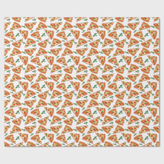 Pizza Wrapping Paper Geschenkpapier (Flach)