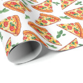 Pizza Wrapping Paper Geschenkpapier (Rolleneckpunkt)