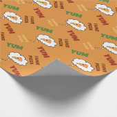 Pizza Yum Geschenkpapier (Ecke)