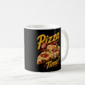 Pizza Zeit! Kaffeetasse (VorderseiteRechts)