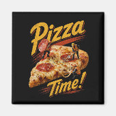 Pizza Zeit! Magnet (Vorne)