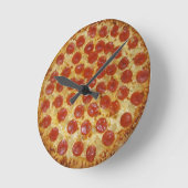 Pizza-Zeit-Pizza-Uhr Runde Wanduhr (Winkel)