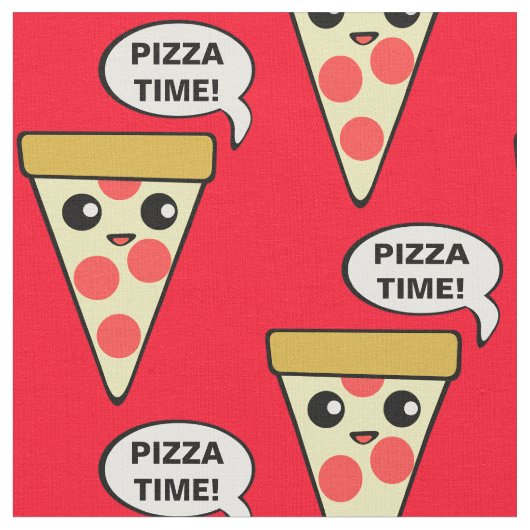 Pizza-Zeit Stoff (Nahaufnahme)