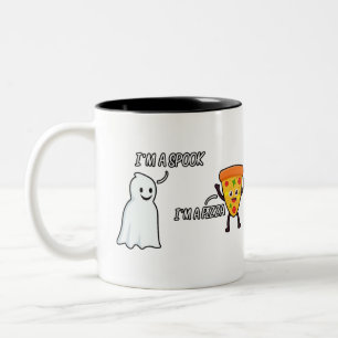 Pizza Zitat, ich bin ein Leckerbissen, Pizzaschote Zweifarbige Tasse