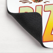 Pizza-Zombie-Kopf Mousepad (Ecke)