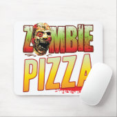 Pizza-Zombie-Kopf Mousepad (Mit Mouse)