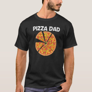 Pizza zum Vater Pater Italienische Pizza Slice Foo T-Shirt
