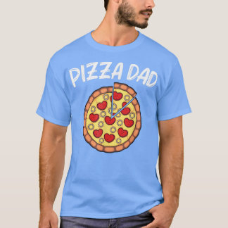 Pizza zum Vater Pizza Pizza Langläufer Koch Pfeffe T-Shirt