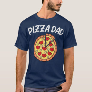 Pizza zum Vater Pizza Pizza Langläufer Koch Pfeffe T-Shirt