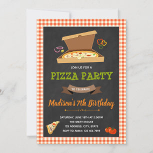 Pizzaärchen-Party Einladung