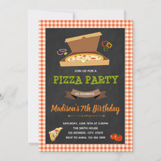 Pizzaärchen-Party Einladung