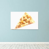 Pizzaausschnitt Leinwanddruck (Insitu (Holzboden))