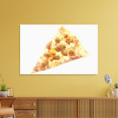 Pizzaausschnitt Leinwanddruck (Insitu (Wohnzimmer))