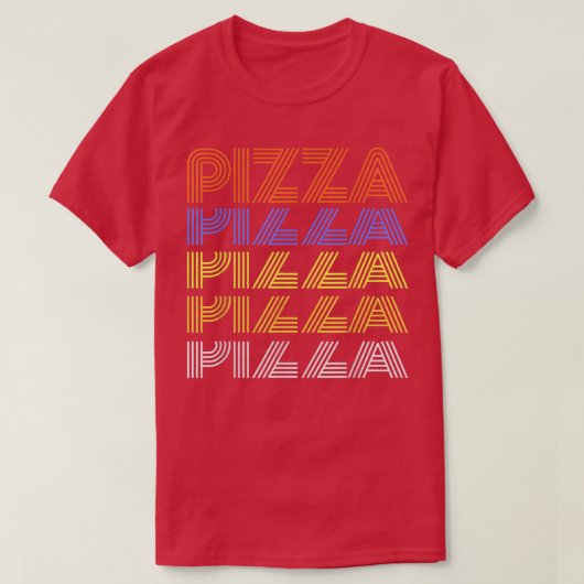 Pizzabäck, ich frage mich, ob Pizza an mich denkt, T-Shirt (Design vorne)