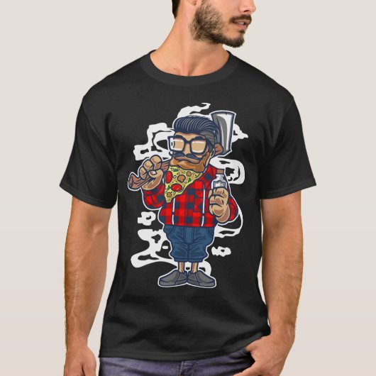 Pizzabart T-Shirt (Vorderseite)