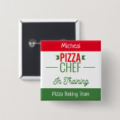 Pizzabeam - personalisiert button (Vorne & Hinten)