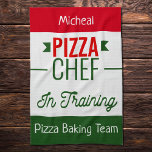 Pizzabeam - personalisiert geschirrtuch<br><div class="desc">Pizza Backteam / Pizza Koch im Training - fett formatiertes Typografie-Design mit rot ,  weiß und grün .Personalisieren Sie dieses Küchentuch für Kinder mit seinem Namen. Es ist aus dem Geschäft lumirala .</div>