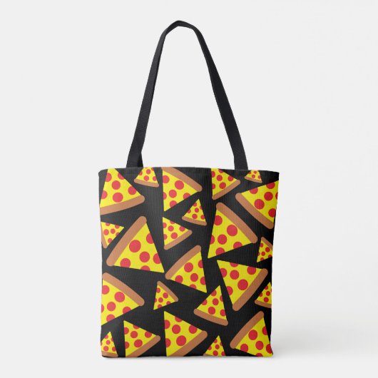 Pizzabildmuster Tasche (Rückseite)