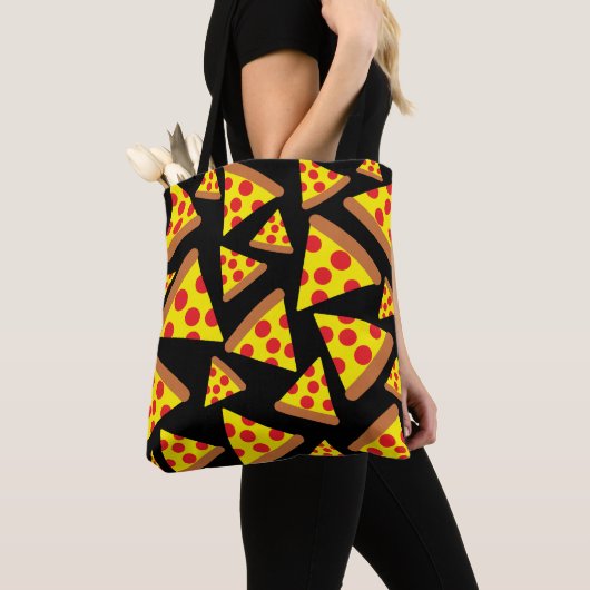 Pizzabildmuster Tasche (Von Nahem)