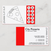 Pizzabokarten Treuekarte (Vorne/Hinten)