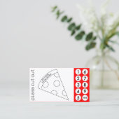 Pizzabokarten Treuekarte (Stehend Vorderseite)