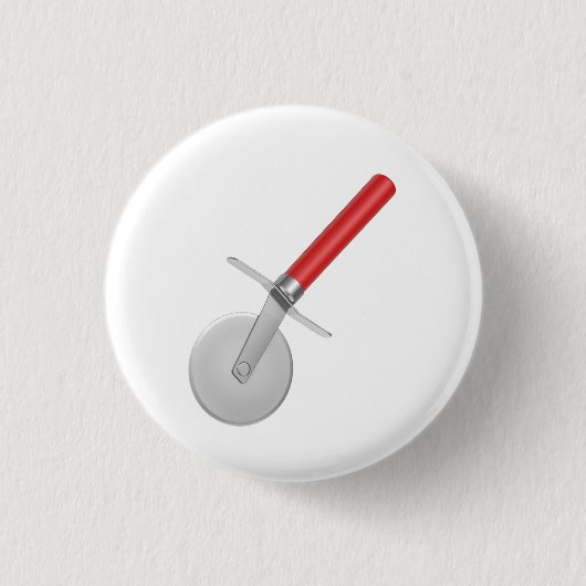 Pizzabschneider Button (Vorderseite)