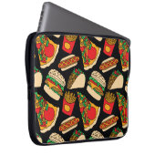 Pizzaburger Hotdog Pommes frites Tacos Laptopschutzhülle (Vorne Rechts)