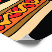 Pizzaburger Hotdog Pommes frites Tacos Poster (Ecke)