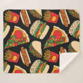 Pizzaburger Hotdog Pommes frites Tacos Sherpadecke (Vorderseite (Horizontal))