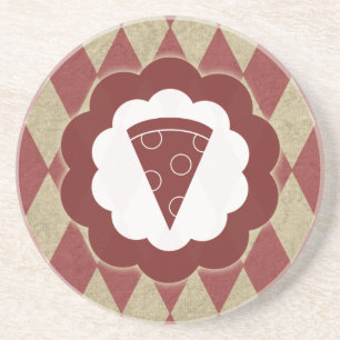Pizzadiamanten Getränkeuntersetzer