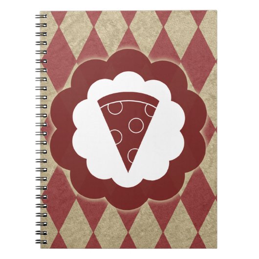 Pizzadiamanten Notizblock (Vorderseite)