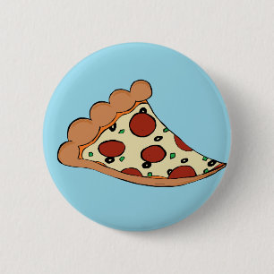 Pizzaentwurf Button