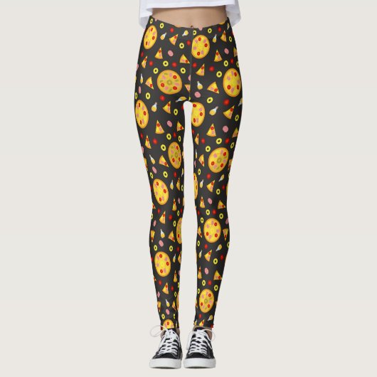 Pizzafreund 1 Leggings (Vorderseite)