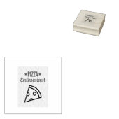 Pizzafreund Gummistempel (Stempel)