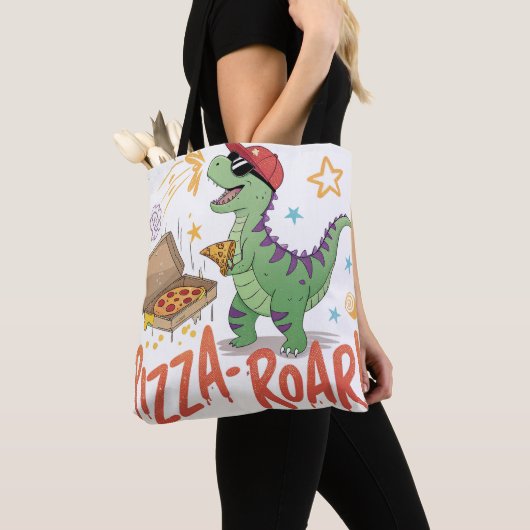 Pizzafreunde essen Essen Tasche (Von Nahem)