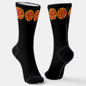 Pizzaiolo Cartoon Pizza Print Socken (Gewinkelt)