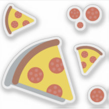 Pizzakäse und Pepperonis Spaß Kind Retro Set