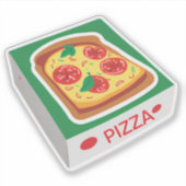 Pizzakasten Aufkleber (Vorderseite)