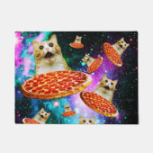 Pizzakatze Fußmatte (Vorderseite)