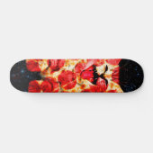Pizzakatze im Weltraum Skateboard (Horizontal)