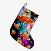 Pizzakatze Kleiner Weihnachtsstrumpf (Vorderansicht (hängend))