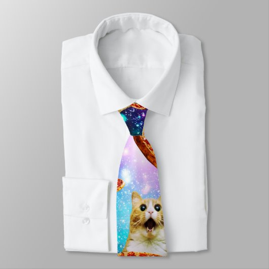 Pizzakatze Krawatte (Gebunden)